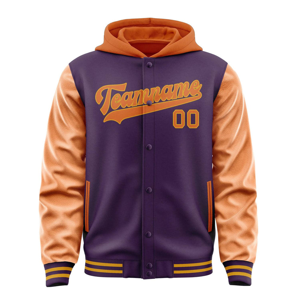 Custom Purple Orange Jacket