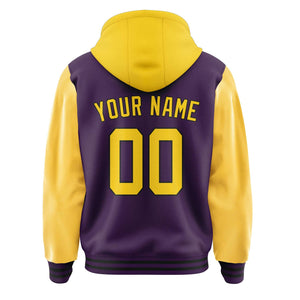 Custom Purple Gold Jacket