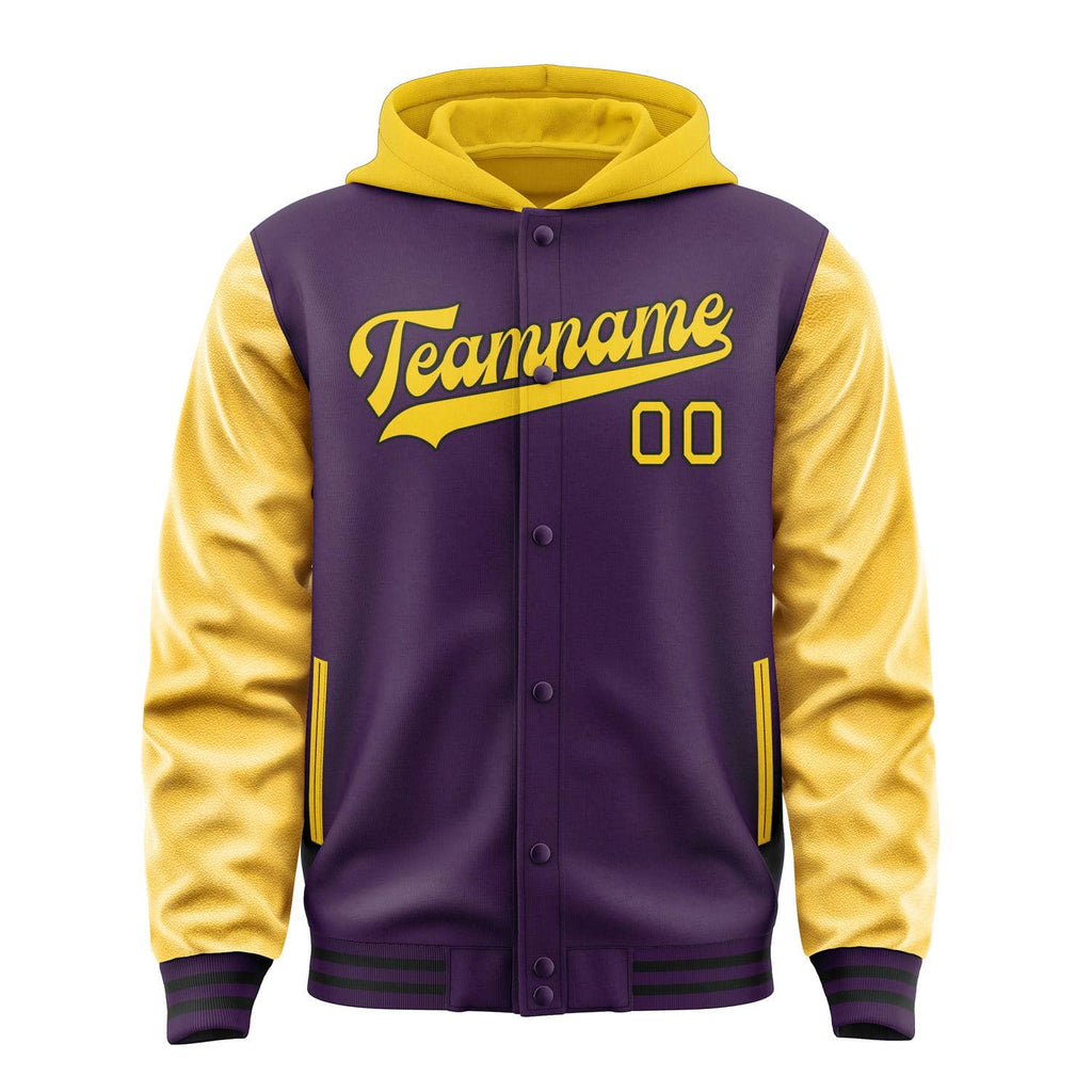 Custom Purple Gold Jacket