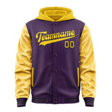 Custom Purple Gold Jacket