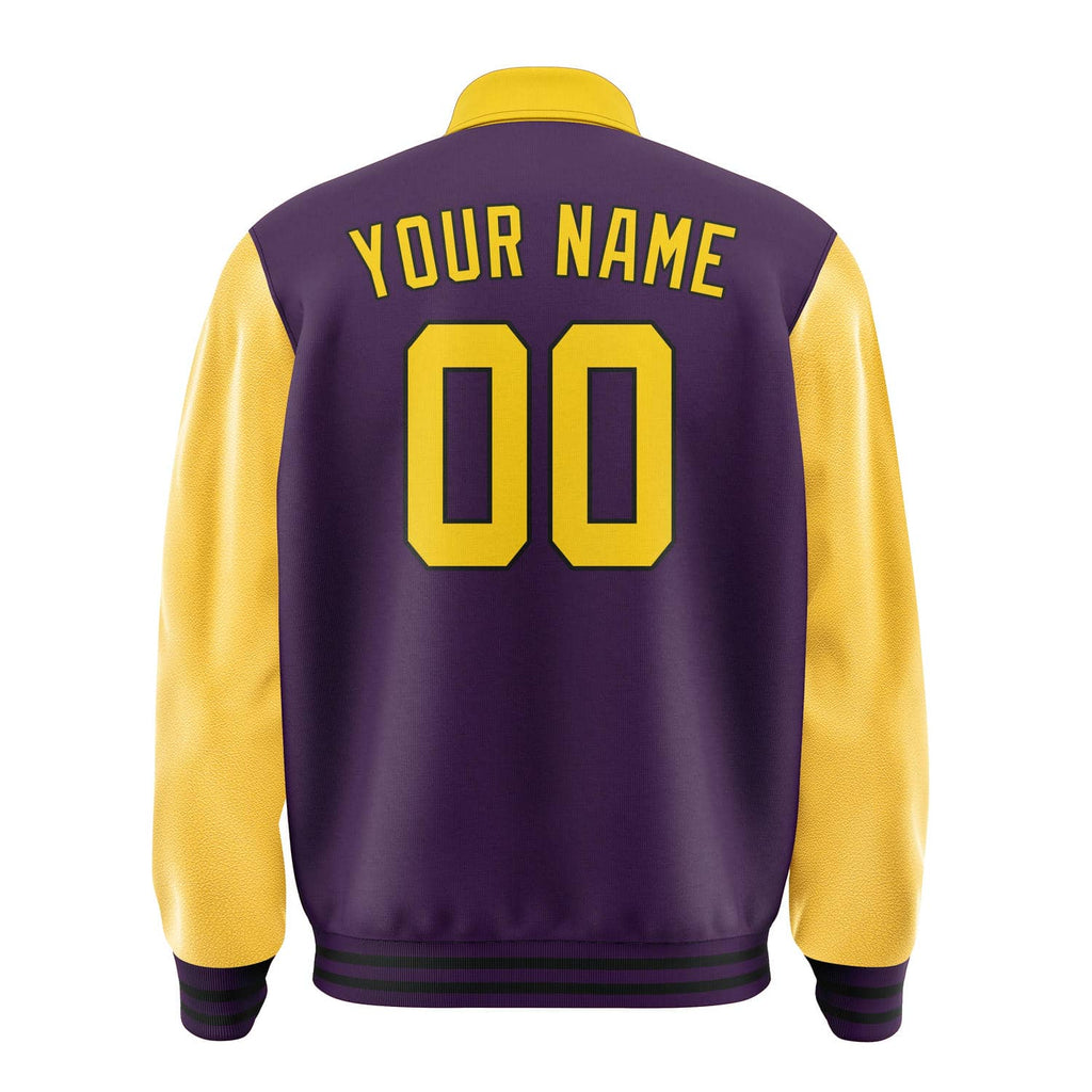 Custom Purple Gold Jacket