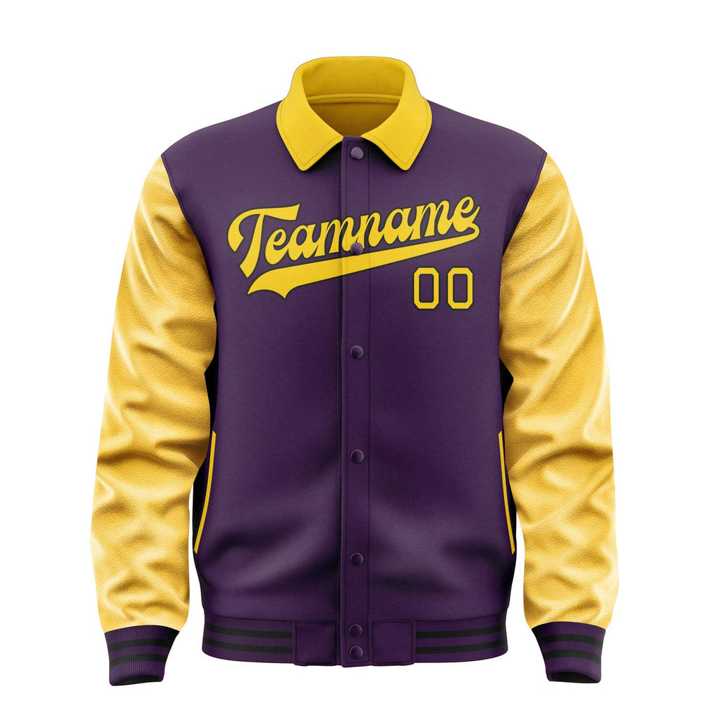 Custom Purple Gold Jacket