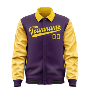 Custom Purple Gold Jacket