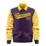 Custom Purple Gold Jacket