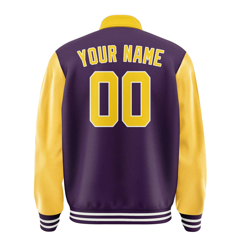 Custom Purple Gold Jacket