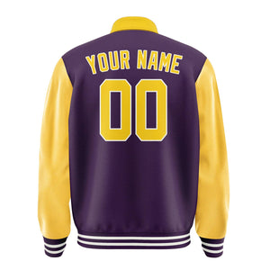 Custom Purple Gold Jacket