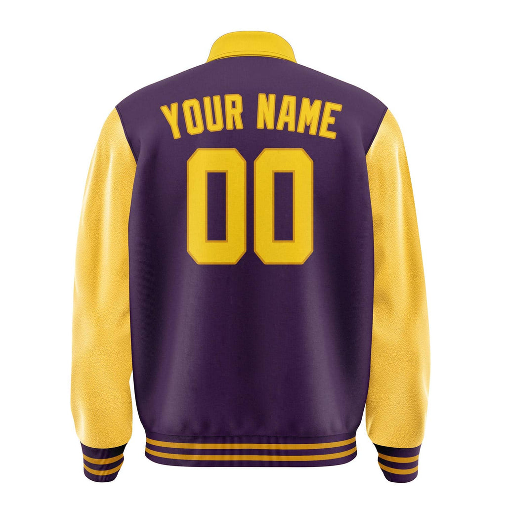 Custom Purple Gold Jacket