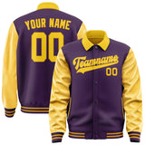 Custom Purple Gold Jacket