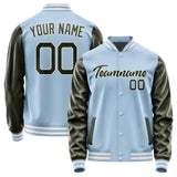 Custom Light Blue Olive Jacket