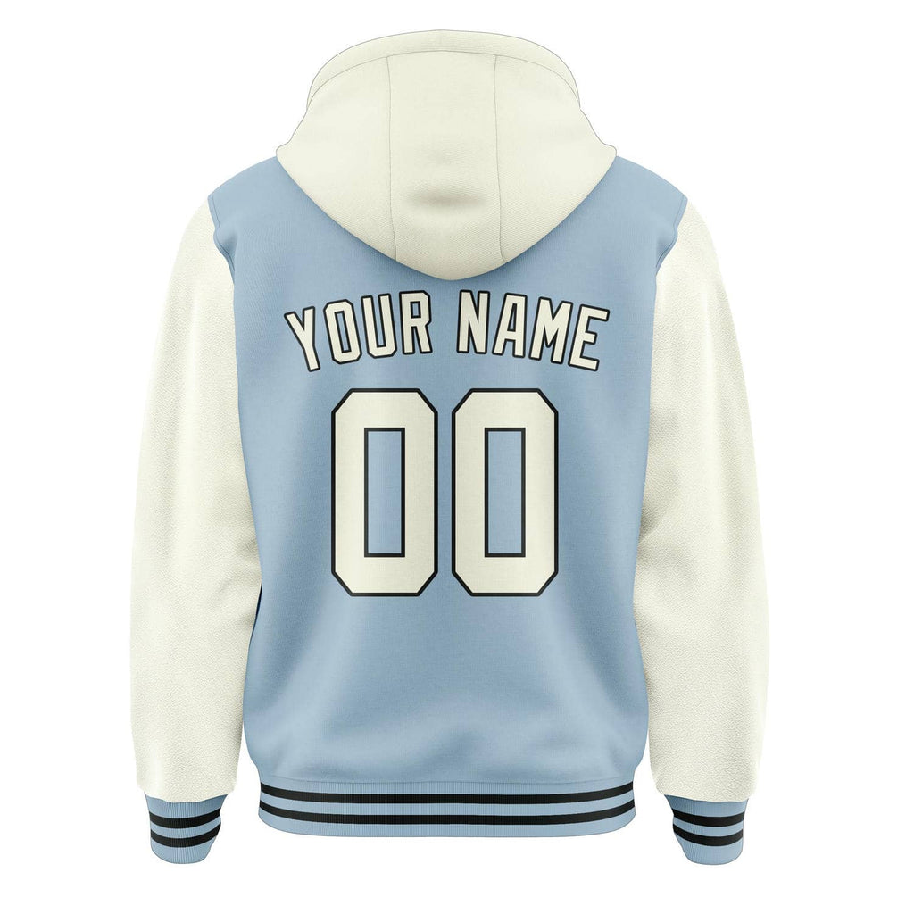 Custom Light Blue Cream Jacket