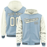 Custom Light Blue Cream Jacket