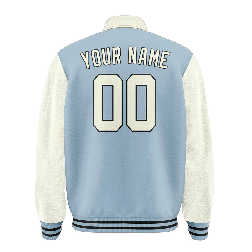 Custom Light Blue Cream Jacket