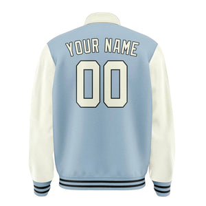 Custom Light Blue Cream Jacket