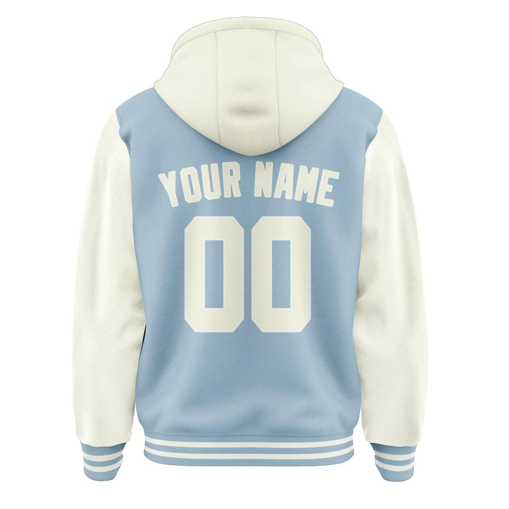Custom Light Blue Cream Jacket