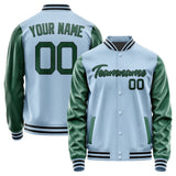 Custom Light Blue Green Jacket