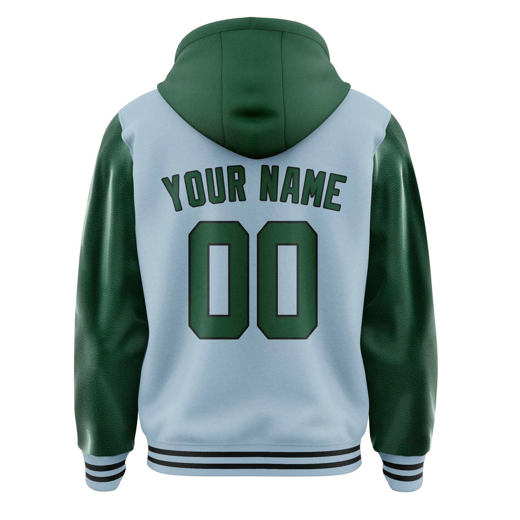 Custom Light Blue Green Jacket