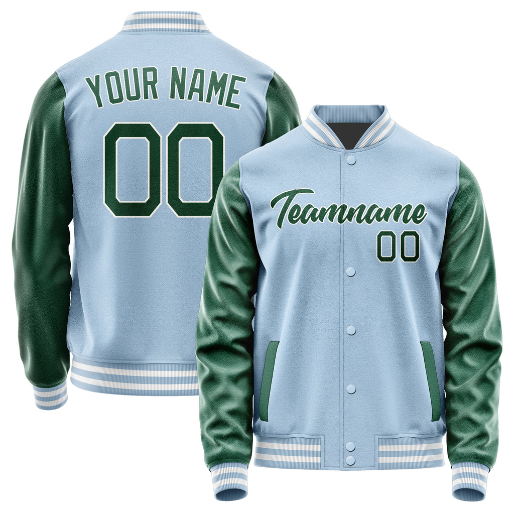 Custom Light Blue Green Jacket JA0808050818B21805