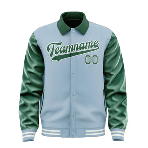 Custom Light Blue Green Jacket
