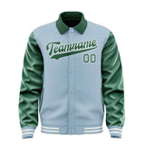 Custom Light Blue Green Jacket
