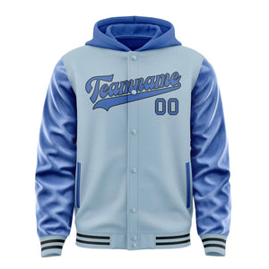 Custom Light Blue Sky Blue Jacket