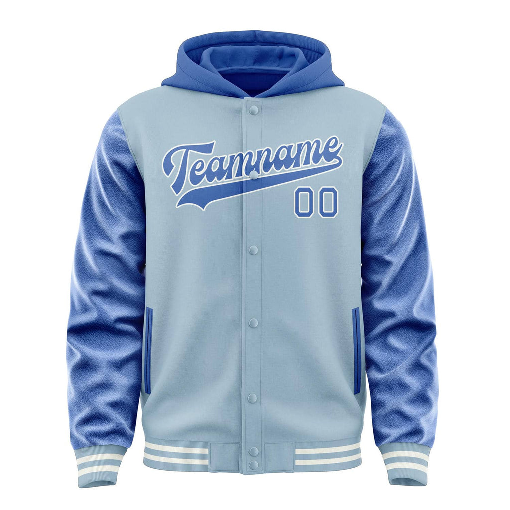 Custom Light Blue Sky Blue Jacket