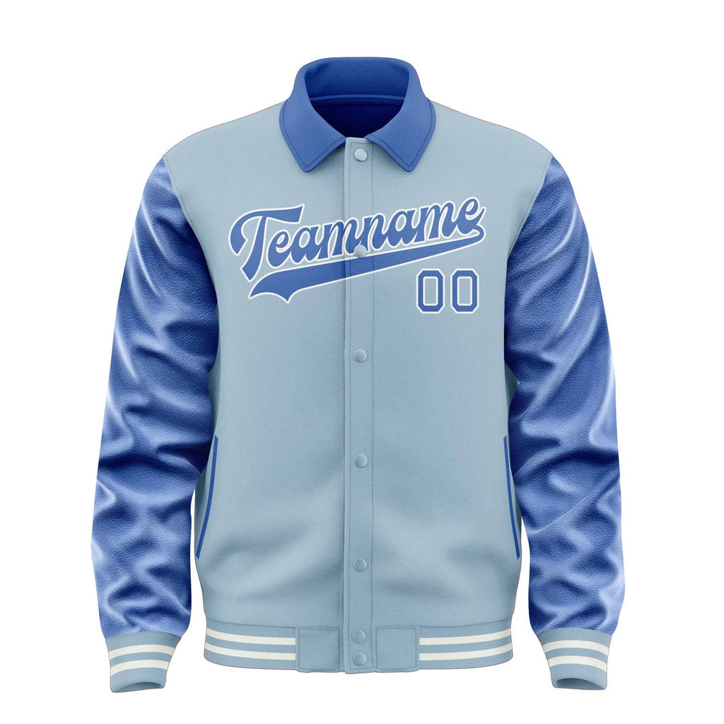 Custom Light Blue Sky Blue Jacket