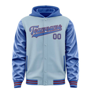 Custom Light Blue Sky Blue Jacket
