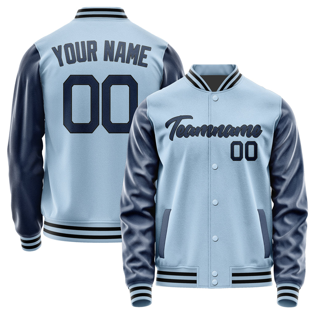 Custom Light Blue Blue Jacket JA0808100817B21710
