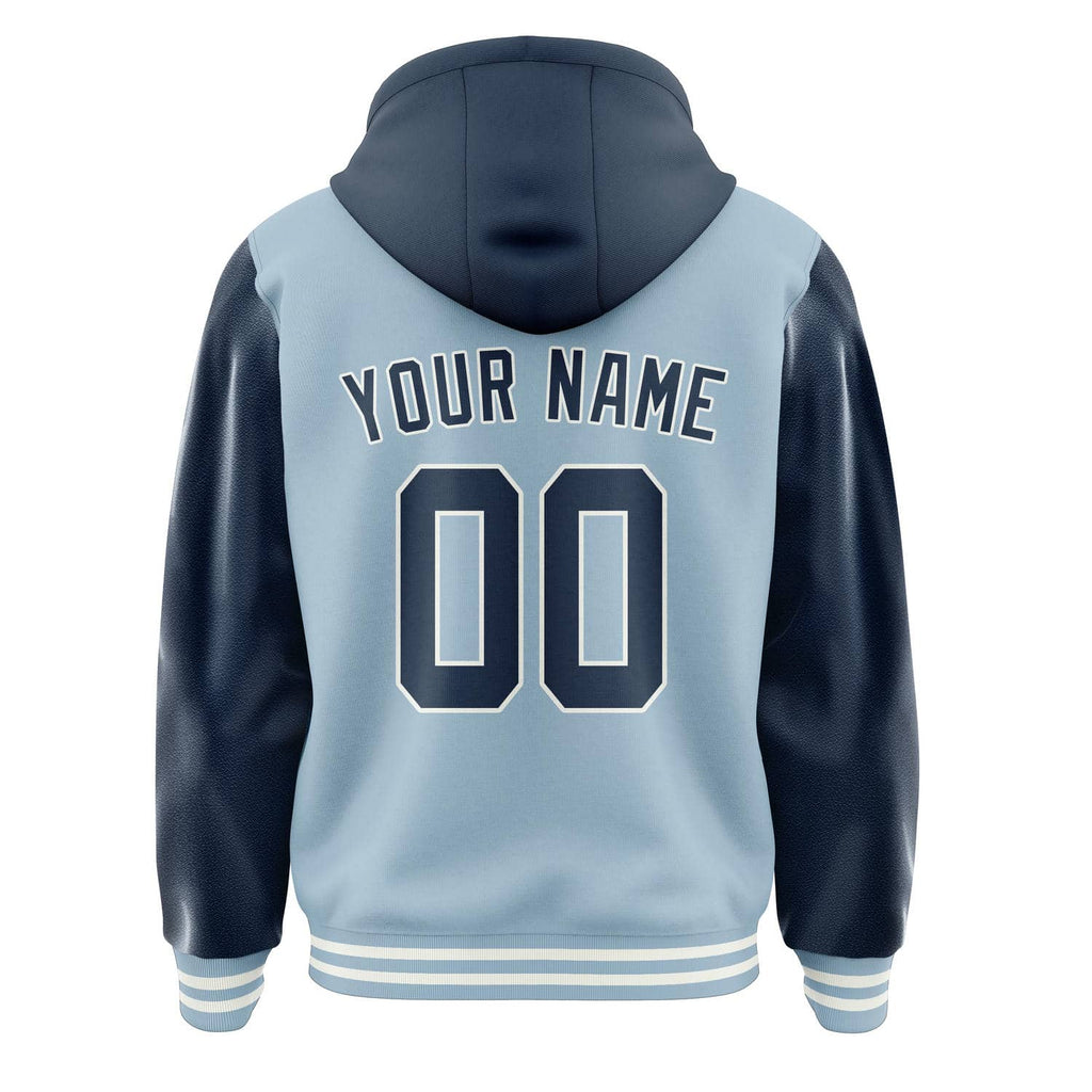 Custom Light Blue Blue Jacket