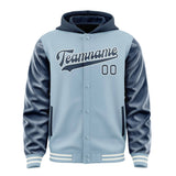 Custom Light Blue Blue Jacket