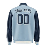 Custom Light Blue Blue Jacket
