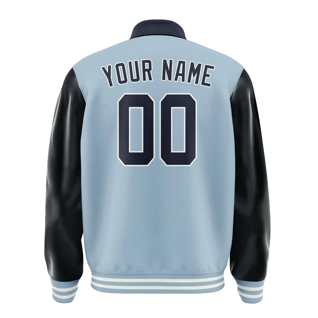 Custom Light Blue Navy Jacket