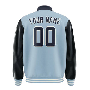 Custom Light Blue Navy Jacket