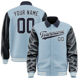 Custom Light Blue Navy Jacket