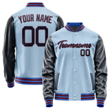 Custom Light Blue Navy Jacket