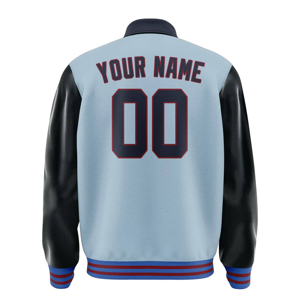Custom Light Blue Navy Jacket