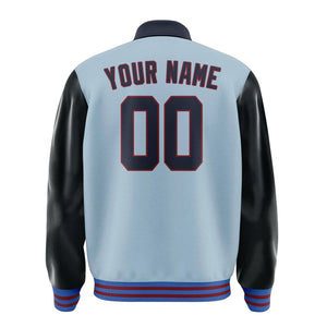 Custom Light Blue Navy Jacket