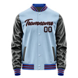 Custom Light Blue Black Jacket JA0808170915B21517