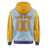 Custom Light Blue Yellow Jacket