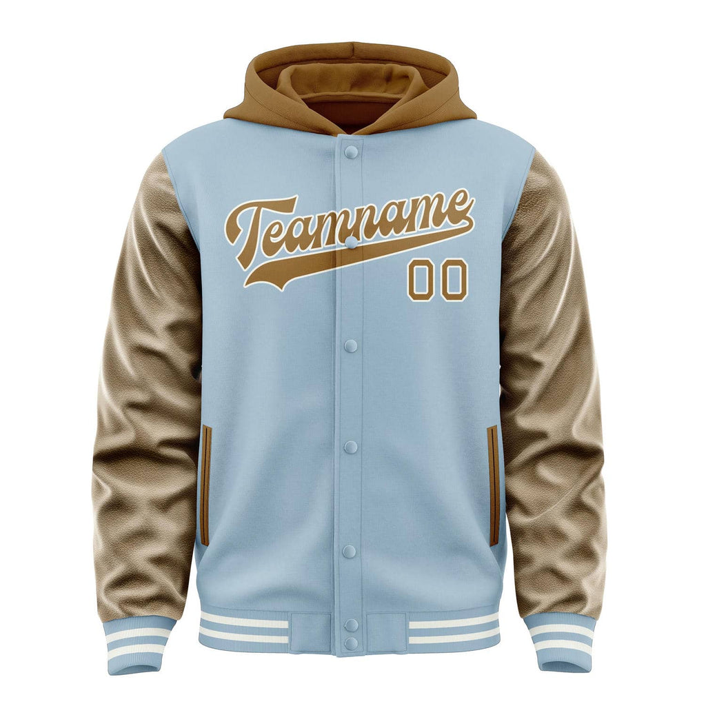Custom Light Blue Khaki Jacket