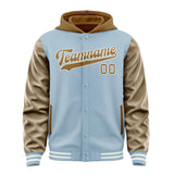 Custom Light Blue Khaki Jacket