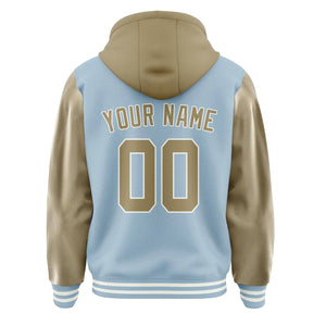 Custom Light Blue Light Khaki Jacket