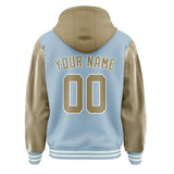 Custom Light Blue Light Khaki Jacket