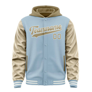 Custom Light Blue Light Khaki Jacket