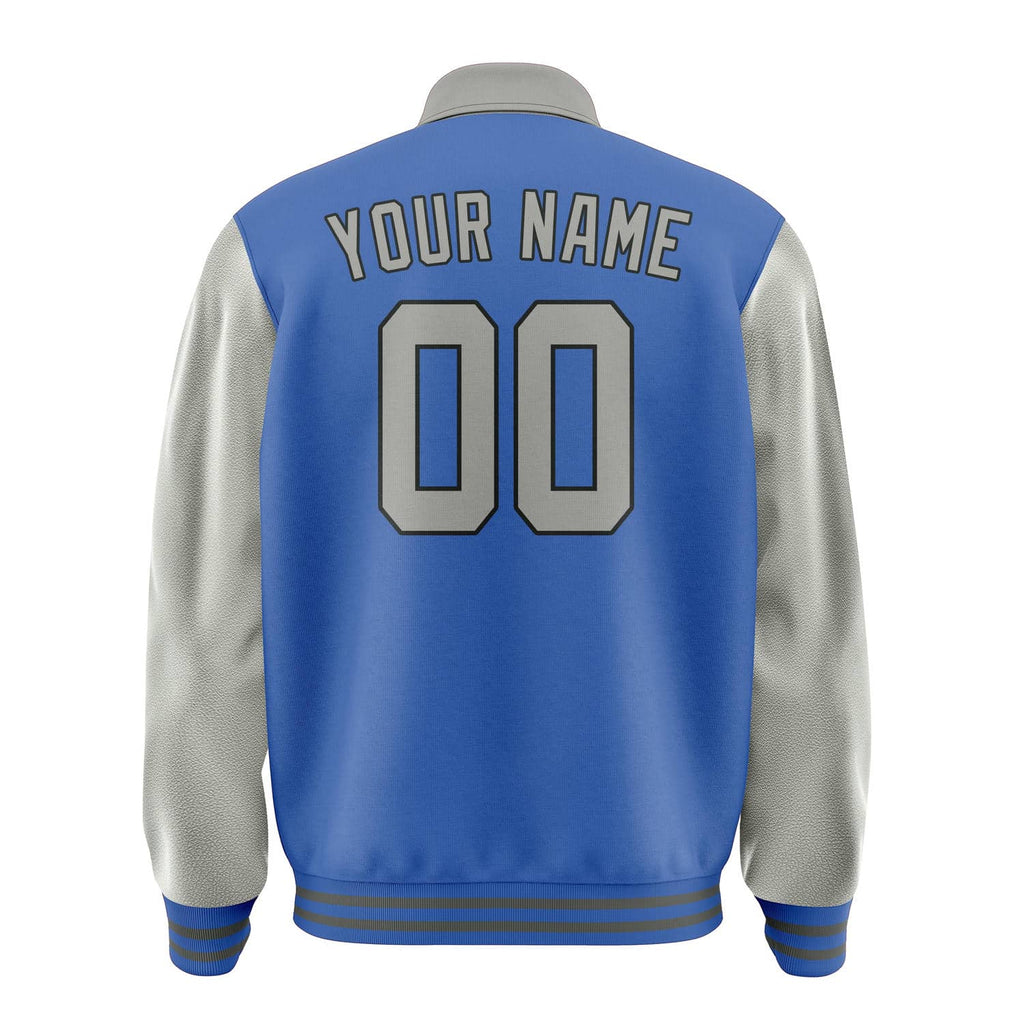 Custom Sky Blue Gray Jacket