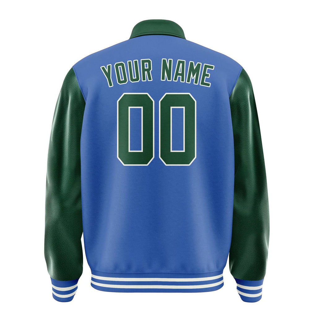 Custom Sky Blue Green Jacket