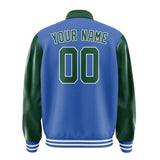 Custom Sky Blue Green Jacket