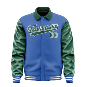 Custom Sky Blue Green Jacket