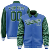 Custom Sky Blue Green Jacket
