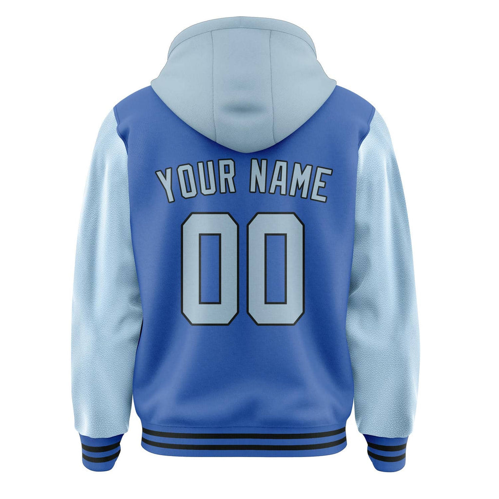 Custom Sky Blue Light Blue Jacket